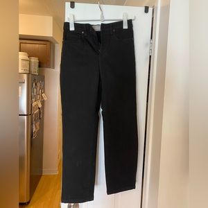 Everlane High Rise Slim Straight Pants